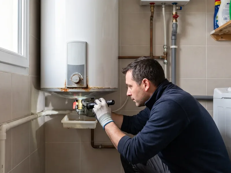 Water heater leak repair in Aurora, IL 60506